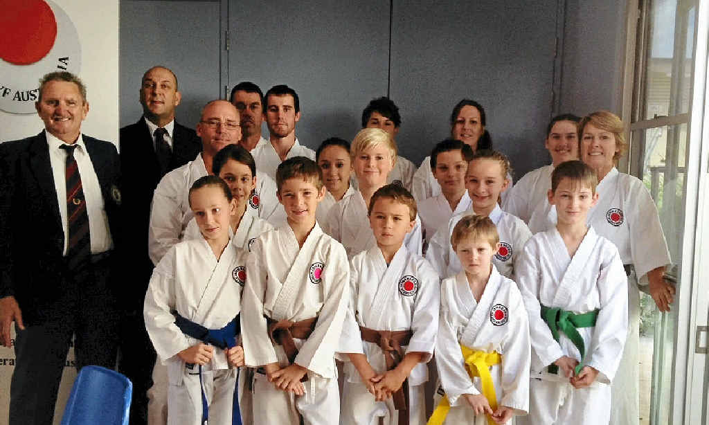The Gympie Karate Academy squad that competed in the Pomona titles on the weekend. The Gympie Karate Academy squad that competed in the Pomona titles on the weekend.